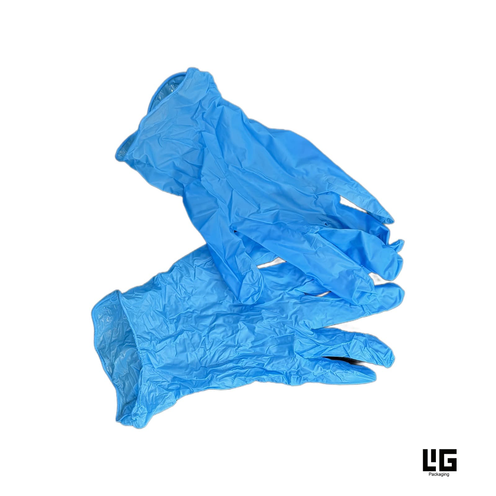 Lebensmittelhandschuhe (Nitril, blau)